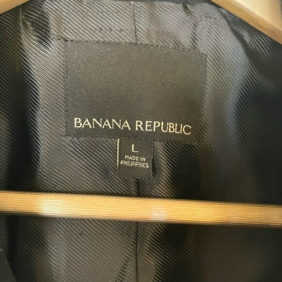 ITALIAN MELTON LONG TRENCH COAT - Picture 8 of 15